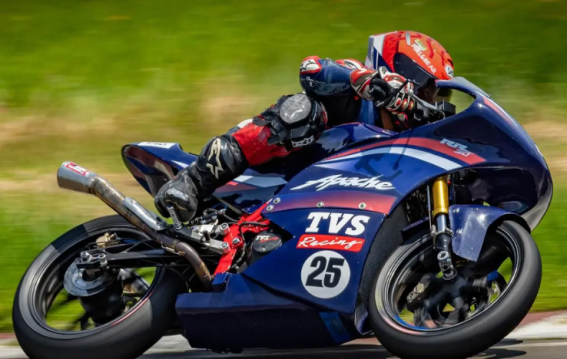 TVS Makes History in Indian Motorcycle Racing with Apache GP200R at 2025 INMRC